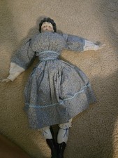 Antique Civil War Era China Head Doll 22  EXCELLENT CONDITION MUST SEE  