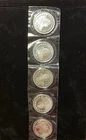 1oz .999 FINE SILVER ROUNDS in SEALED PACKS-Lot of 5
