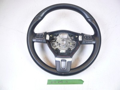 VW GOLF MK6 PASSAT CC JETTA LEATHER STEERING WHEEL 3C8419091BE 2009-2015 OEM