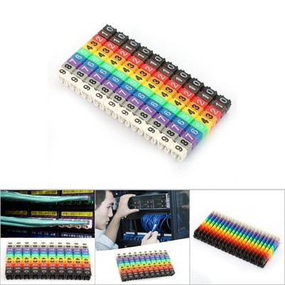 Digital Number Tube Wire Number Label Tube Cable Marker Colorful