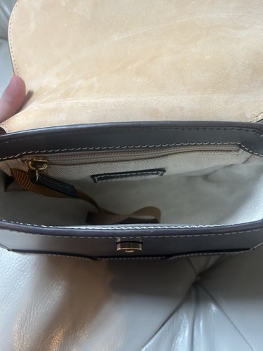 Dooney & Bourke Grey Emerson Saddle Bag - Picture 8 of 18