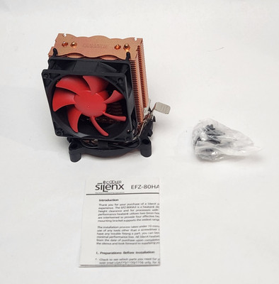 PCCOOLER SilenX EFZ-80HA3 80mm CPU Cooler Copper Quiet Intel AMD Open Box