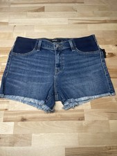 Hudson Los Angeles Gemma Cutoff Denim Shorts Women  s 29 Frayed Hem NWT