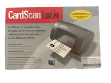 Vintage Corex CardScan Executive 600c Color Scanner USB Brand New