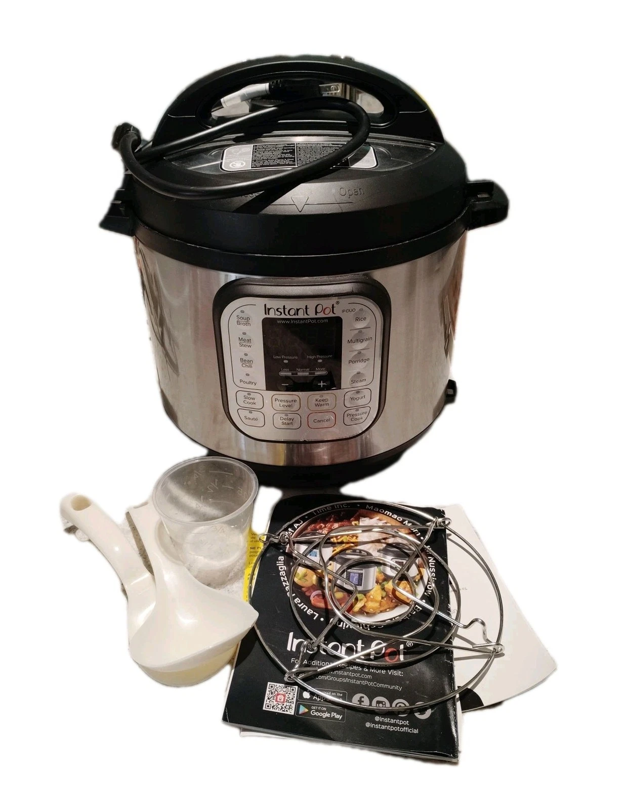 Instant Pot 6 Qt Electric Pressure Cooker Slow Cook Sauté Pressure Cook