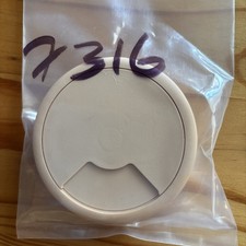 80mm PC Computer Desk Plastic Grommet Table Cable Tidy Wire Hole Cover