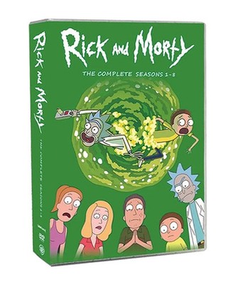 Rick and Morty Complete Series, Season 1-8 DVD , 16-Disc