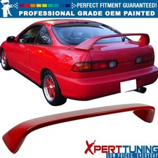 Fits 94-01 Acura Integra Dc2 Type R Rear Trunk Spoiler Wing Lip Painted R81 Red Fits 94-01 Acura Integra Dc2 Type R Rear Trunk Spoiler Wing Lip Painted R81 Red