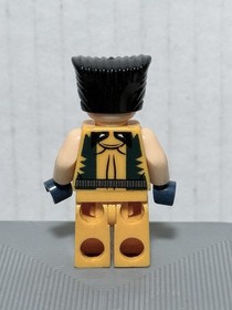 LEGO Wolverine Minifigure sh0017 Super Heroes X-Men 6866 Marvel CMF Lot Rare HTF