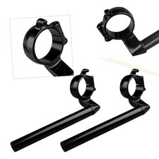 Clip On Motorcycle Handle Bars For Honda CBR600RR 2007-2012 Black