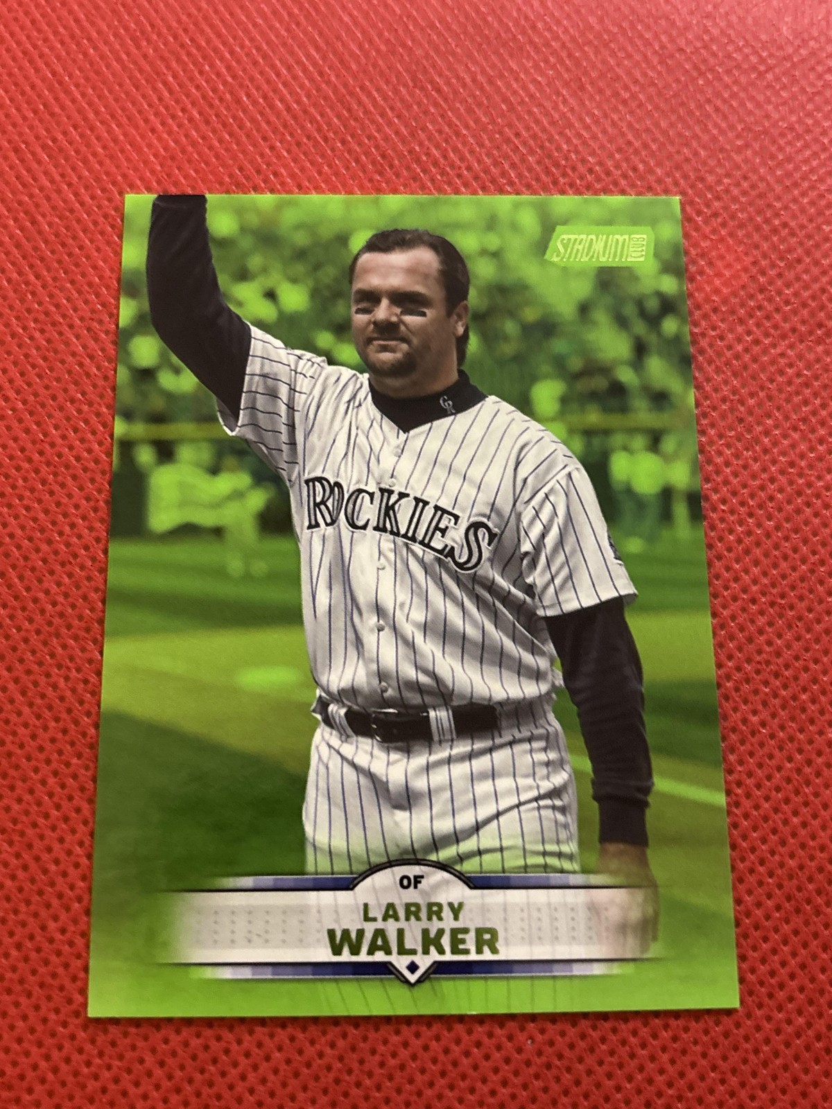 2025 Stadium Club #36 Larry Walker Lime Green