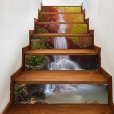 AILEGOU 3D Stair Stickers - Removable Tile Decals for Stair Risers - Peel and...