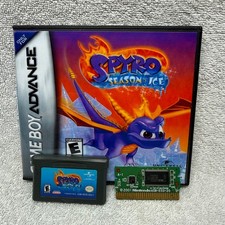 Spyro Season of Ice GBA w/ Game Case! (Tested Working)