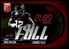 2025 Donruss Elite - Nico Collins / Full Throttle Red - No. 5 #/99