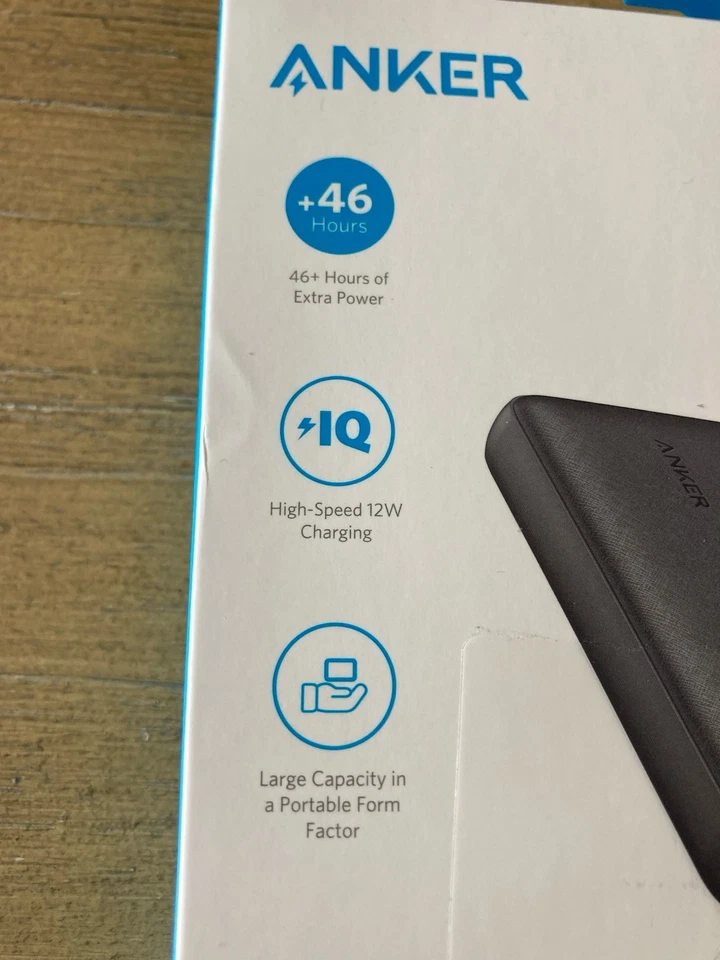 Anker PowerCore Select PowerBank 10000mAh 10k Mah NEW 12W IQ Rapid Charging - Image 2 of 4