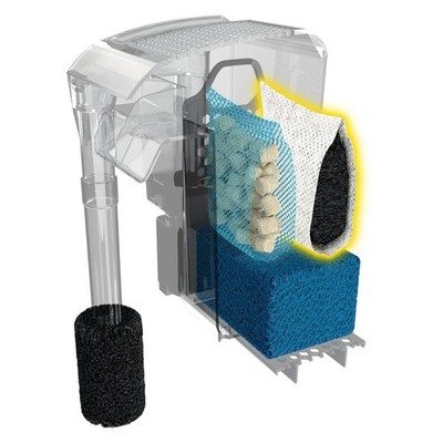 Aktivkohle Filter Charge Pack für AquaClear AC70/110, 3 Stück, Fluval