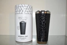 BruMate Imperial Pint 20 Oz Tumbler Thermos Onyx Leopard - Thermos/Cups NIB