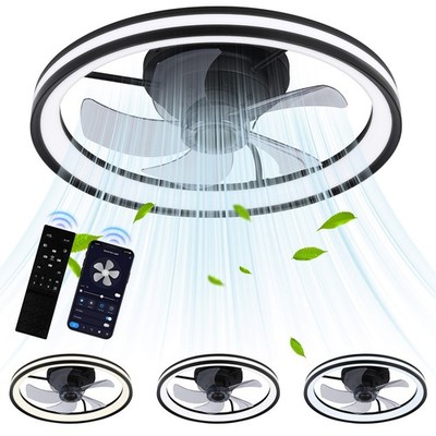 Deckenventilator LED Ventilator Deckenlampe Beleuchtung Licht Sommer Winter