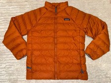 Boys L 12 Patagonia Down Sweater Insulated Puffer Jacket Sandhill Rust Orange