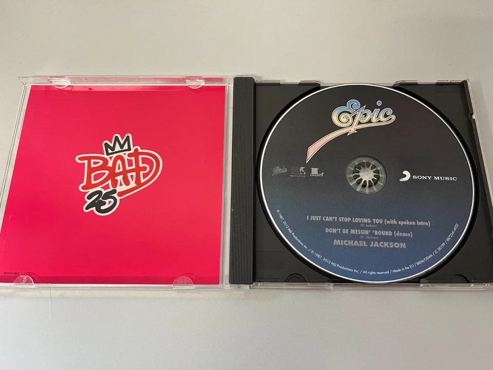 Michael Jackson – I Just Can't Stop Loving You - CD Single © 1987/2012 - Bild 2 von 3