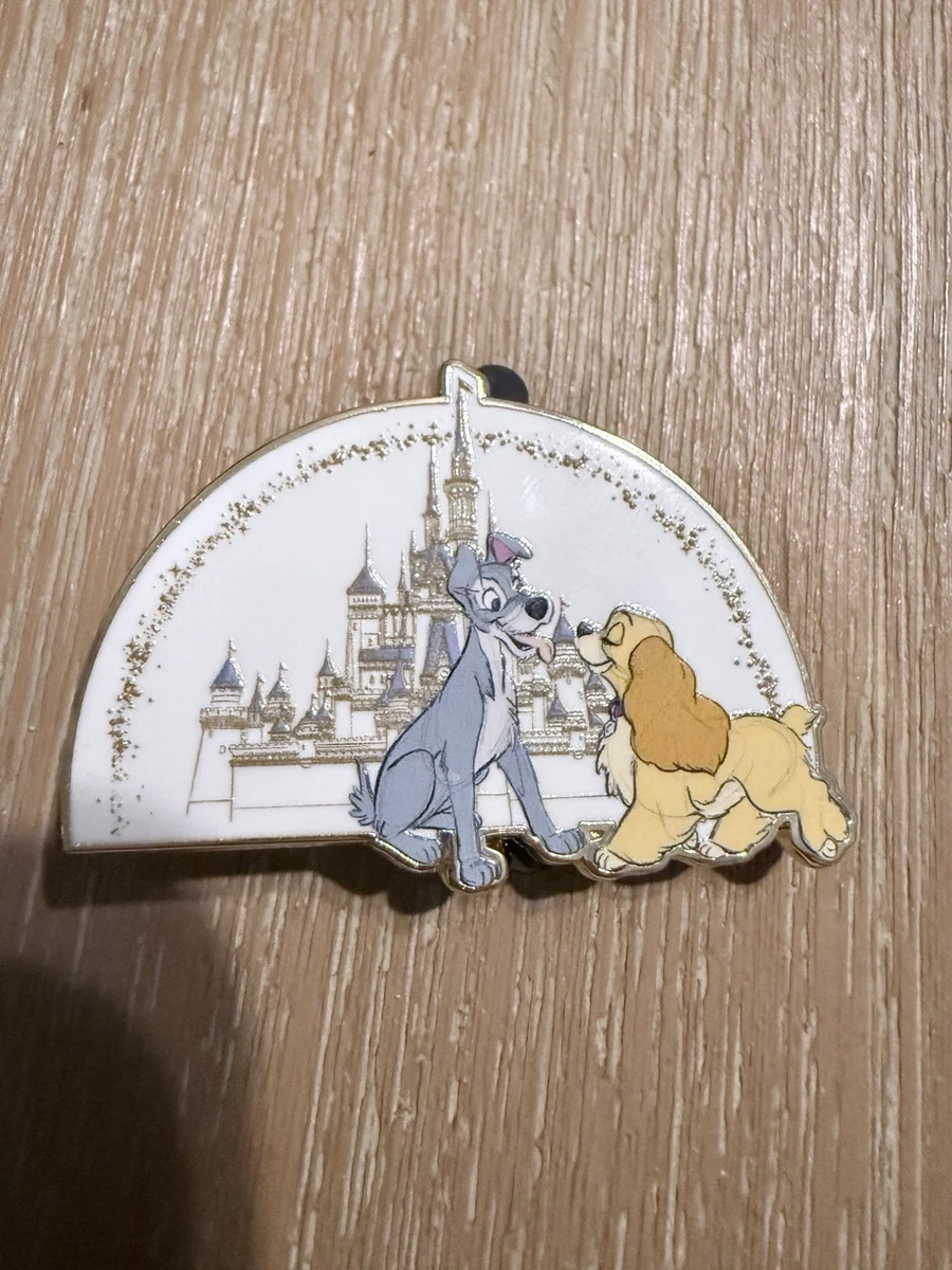 Lady & the Tramp Disney Cast Member Exclusive Pins, Patches