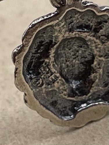 James Avery Löwenkopf Charm Anhänger im Ruhestand ORIGINAL ungeschliffene Schleife Sterlingsilber - Bild 6 von 9