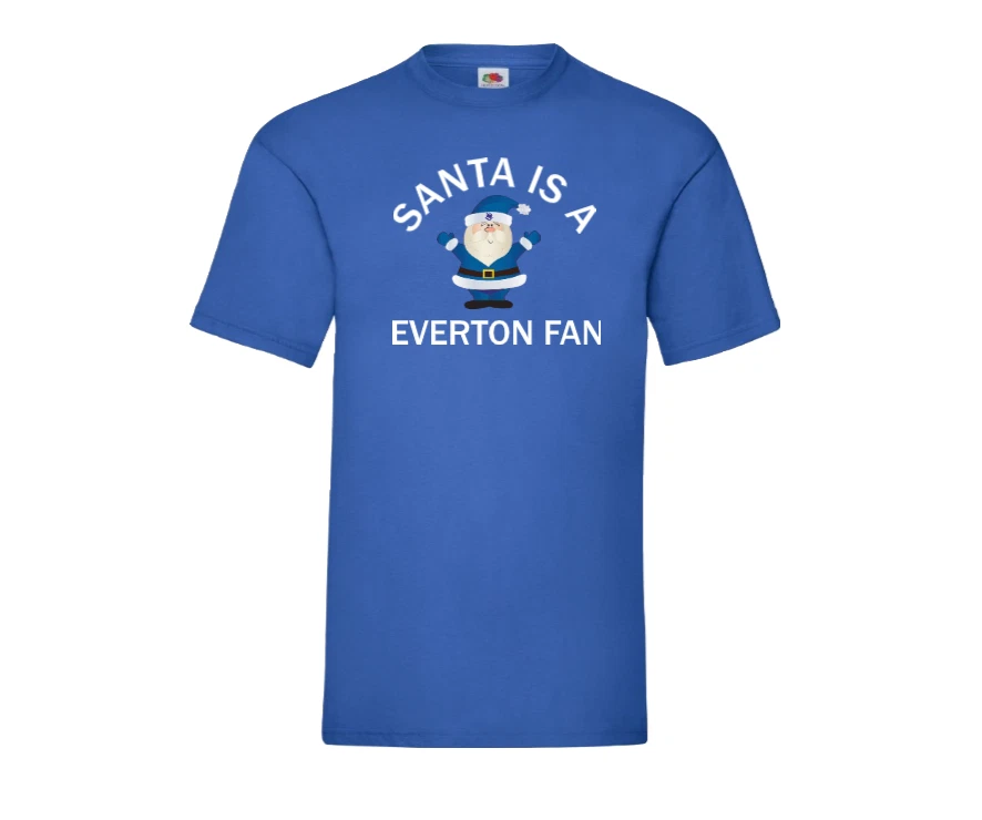 Everton Football Santa is A Everton Fan T-Shirt All sizes Christmas - Image 2 of 2