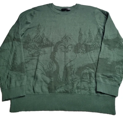 Dr. Seuss Mr. Grinch Green Sweater Men's XL Christmas Holiday - Image 1 of 4