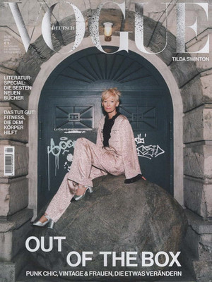 VOGUE Magazine Germany April 2025 TILDA SWINTON New