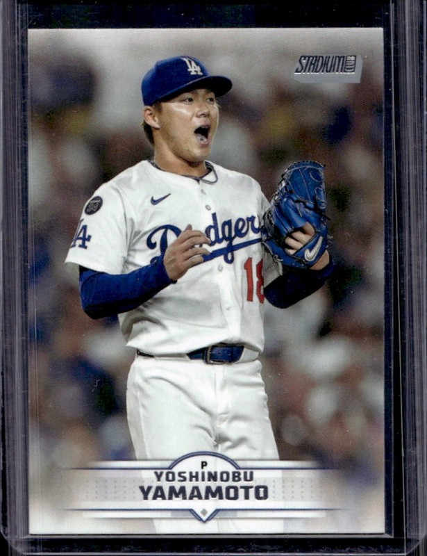 2025 Topps Stadium Club Yoshinobu Yamamoto #184 Dodgers
