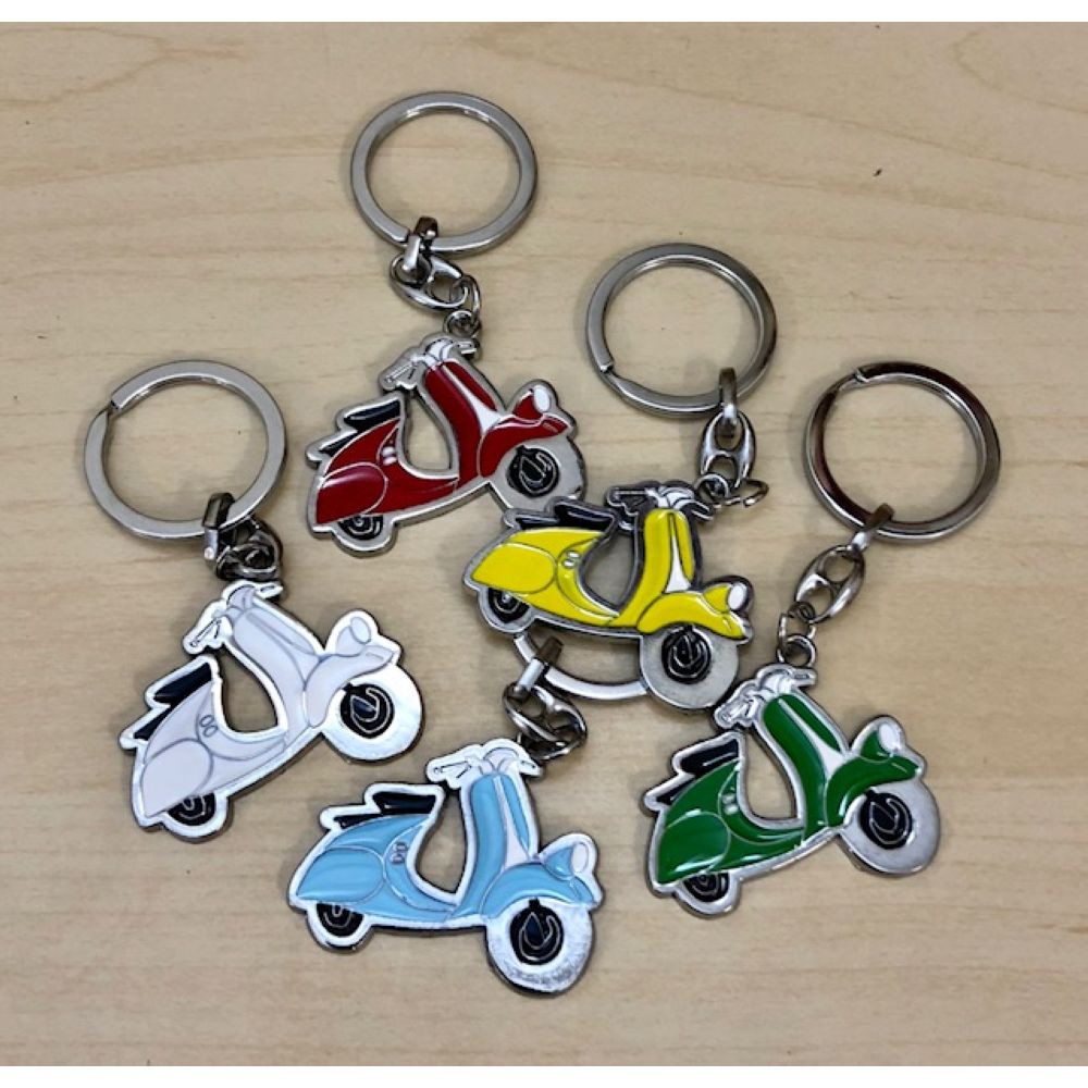 Portachiavi metallo Scooter Vespa colorata BOMBONIERA segnaposto 1 PEZZO 05ER
