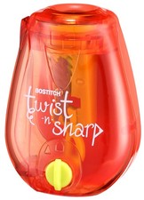 Bostitch Office Twist-n-Sharp Pencil Sharpener, for Kids Single, Red