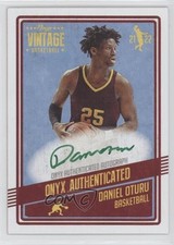 2021-22 Onyx Vintage Green Ink Auto /50 Daniel Oturu #VADO Auto 2b2