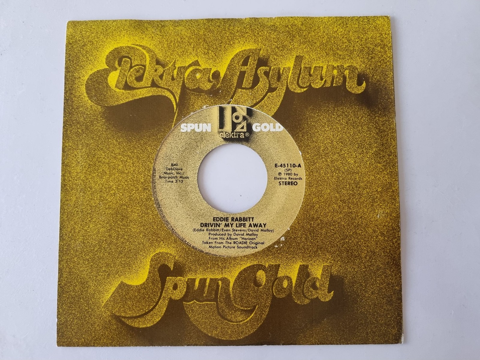 Eddie Rabbitt - Drivin' my life away/ Two dollars in the jukebox 7'' Vinyl US
