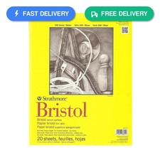 Strathmore 300 Series Bristol Paper Pad, Vellum, Tape Bound, 11x14 inches,...