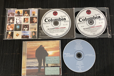 3 CD LOT The Essential Barbra Streisand Vocal 2 Discs CD & A Love Like Ours CD 