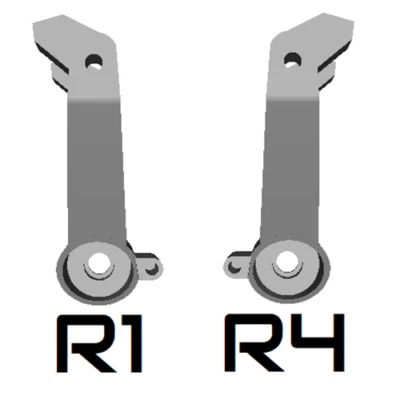 Partes 1 y 4 de Tamiya Falcon R (0115045)