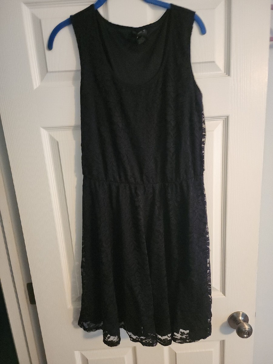 ULTRA FLIRT Womens Black lace tank mini Dress Plus 1X euc | eBay ULTRA FLIRT Womens Black lace tank mini Dress Plus 1X euc | eBay