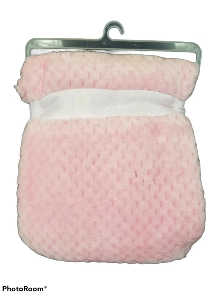 Juego de mantas My Little - 1 manta Fennec Fox rosa seguridad y 1 manta con estampado de gofres nueva con etiquetas Foto 3 de 3