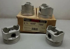 493NP Federal Mogul Sterling Pistons. 75mm Quantity 4 Pieces Made In USA