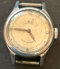 Vintage Mido Multifort Super Automatic Watch 717 Parts Good Balance 17j 25mm