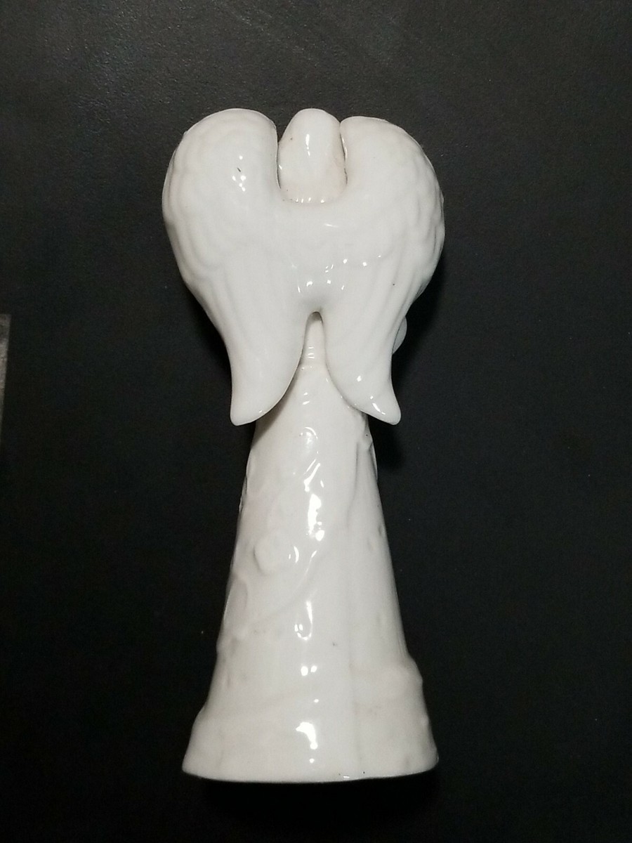 … White Angel … Vintage Porcelain White Angel with Flower 14,3 cm, 5.5 in | eBay