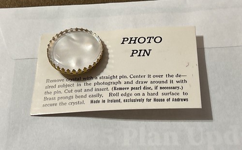 20 ciondoli fotografici fai da te per spilla fare disco di perle made in Ireland 1-1/8" rotondi - Foto 3 di 6