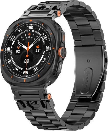 Armor Stainless Steel Strap For Samsung Galaxy Watch 7 Ultra 47mm Band Bracelet - Picture 5 of 47