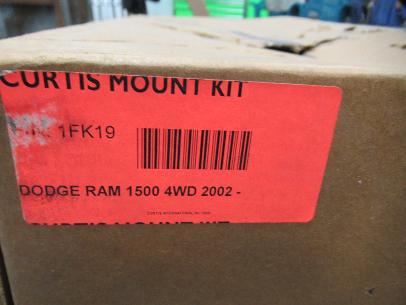 Curtis HitchNRun Snow Plow Mount 20022005 Dodge Ram 1500 4WD New in