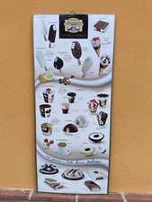 TABELLA INSEGNA GELATI ANTICA GELATERIA DEL CORSO     95 X 40  N 7