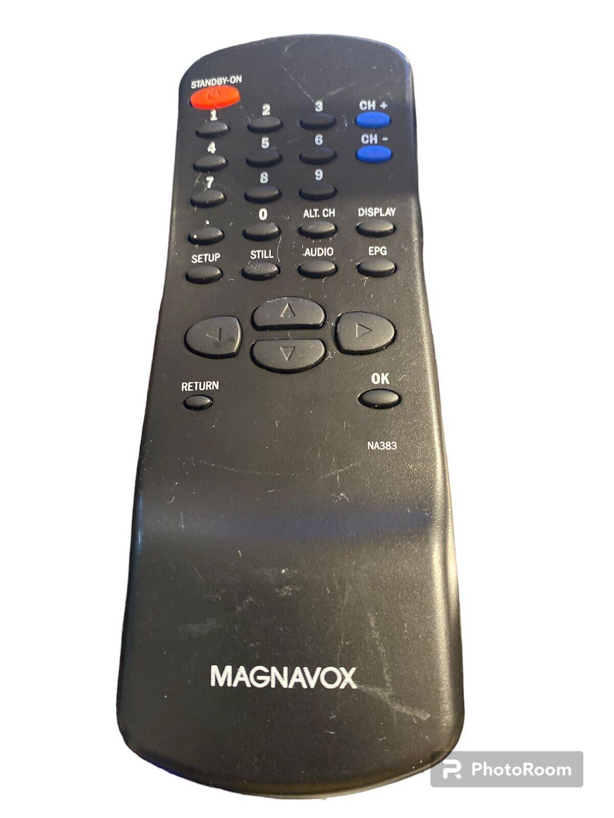 Magnavox NA383 Remote Control TV Converter Box Genuine *No Battery  Cover*