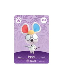 438 Petri Animal Crossing Amiibo Card Sing...