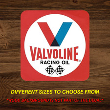 VALVOLINE Racing Oil Sticker 70s 80's Old School Vintage Hot Rod Muscle Car