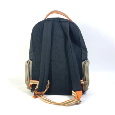 FENDI 7VZ048 Backpack Zucca multi Bag Backpack Black/orange  display picture 1